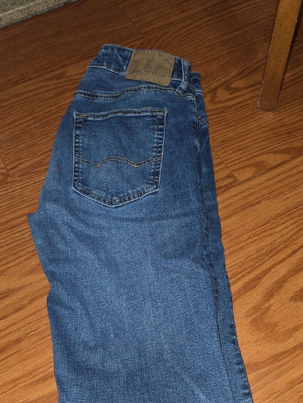 American Eagle Outfitters Men's Dark Blue Straight Jeans 30x32